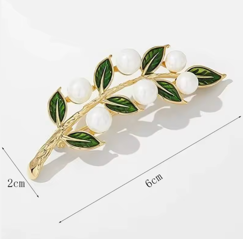 Olivenzweig Brosche/Pin