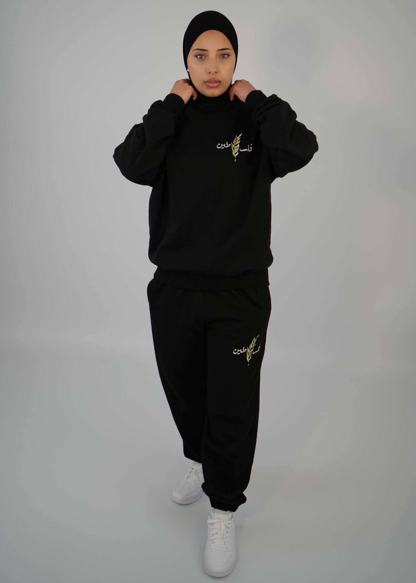 Olive Stick Hose | Black | m/f