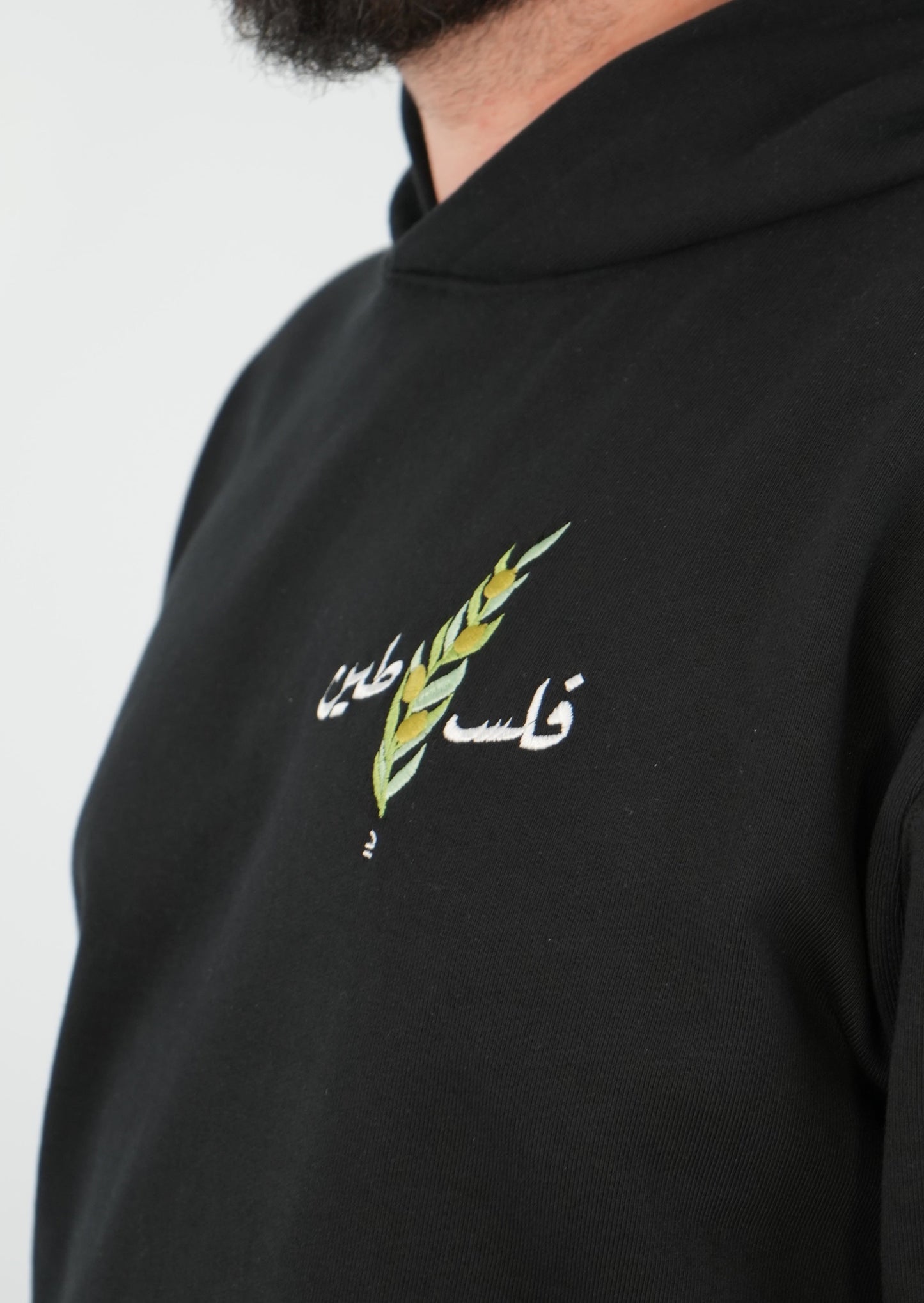 Olive Stick Hoodie | Black | m/f