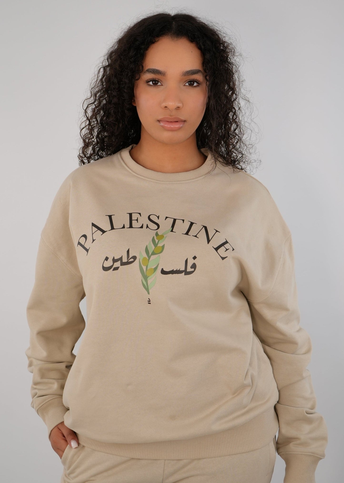 Palestine Sweatshirt | Beige | m/f