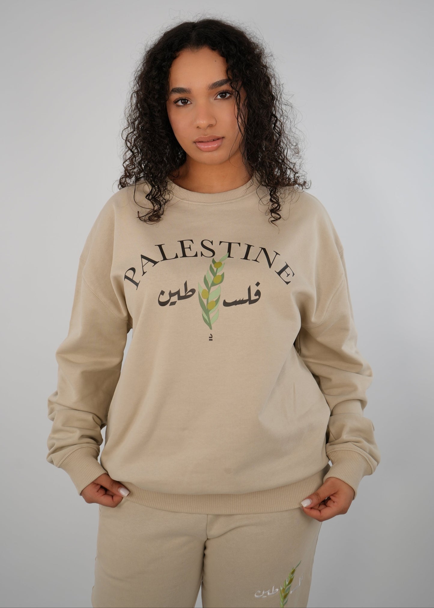 Palestine Sweatshirt | Beige | m/f