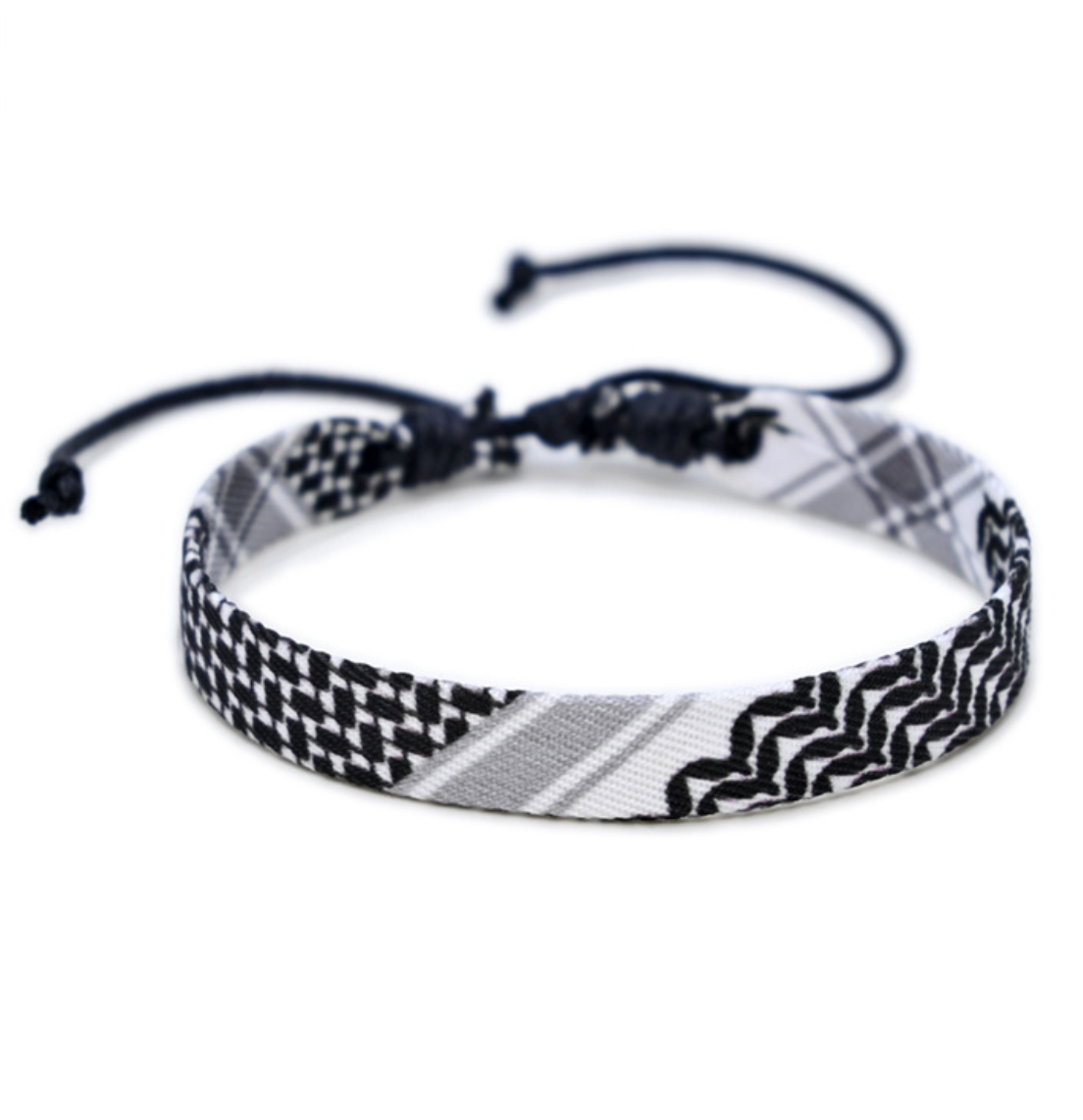 Kufiya Armband (schwarz)