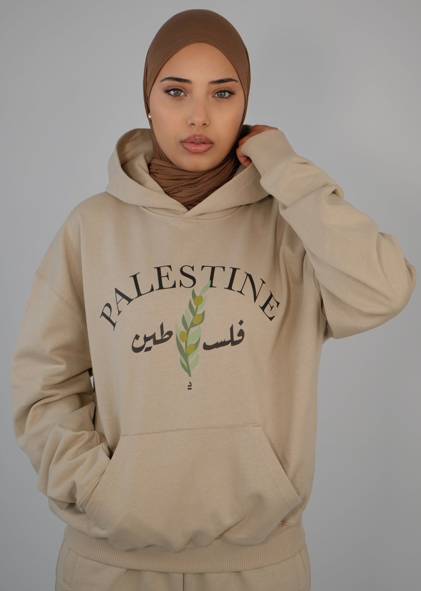 Palestine Hoodie | Beige | m/f