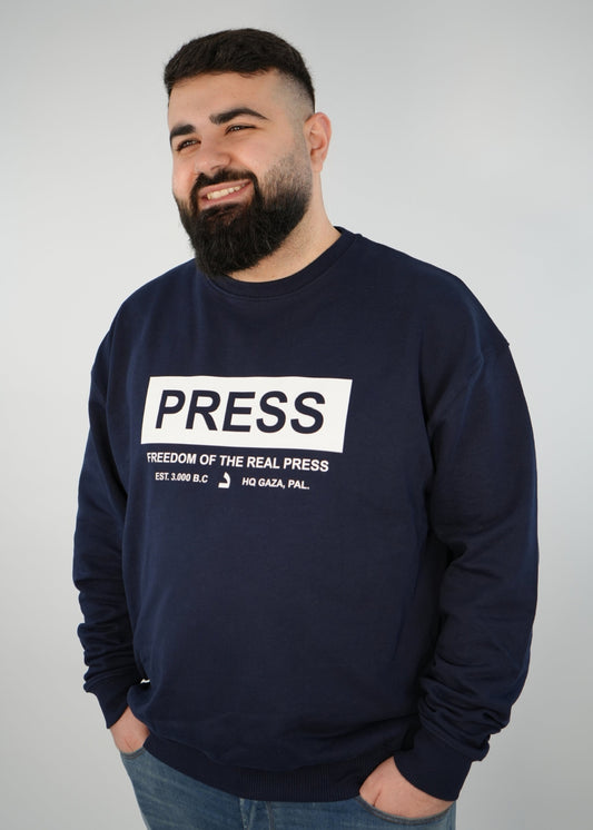 Press Sweatshirt | Navy | m/f