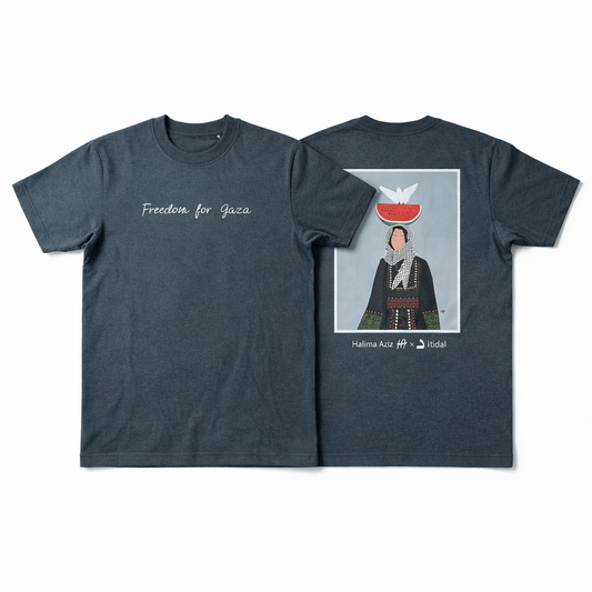 "Freedom for Gaza“ | Sweatshirt | grau (m/f)