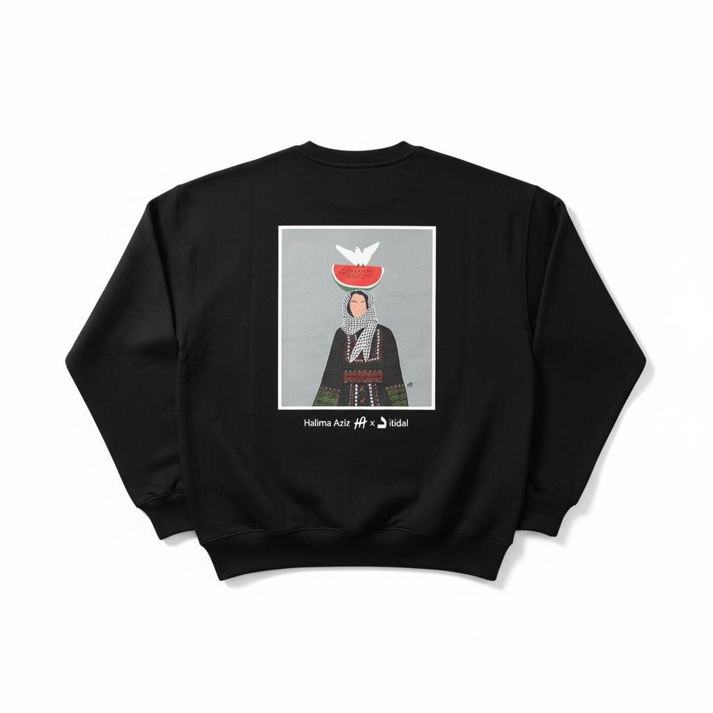 "Freedom for Gaza“ | Sweatshirt | black (m/f)