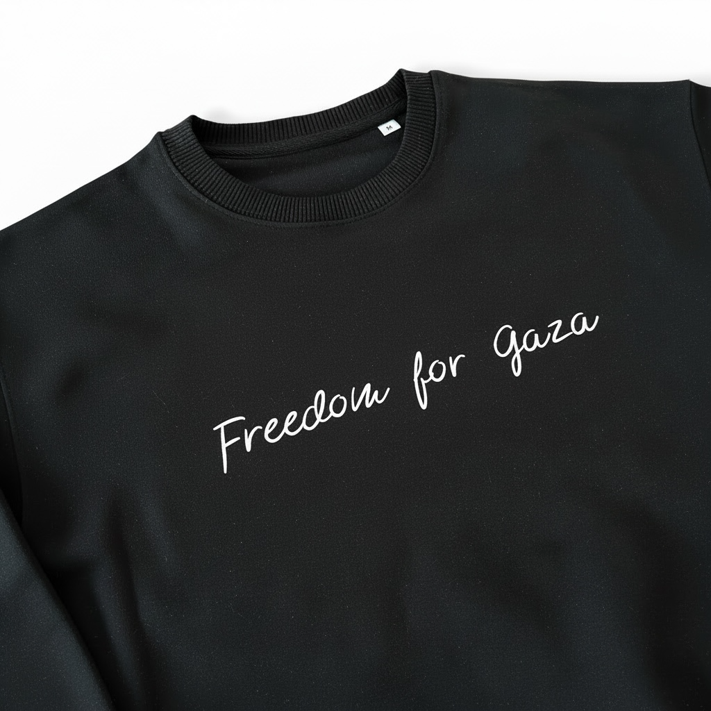 "Freedom for Gaza“ | Sweatshirt | black (m/f)