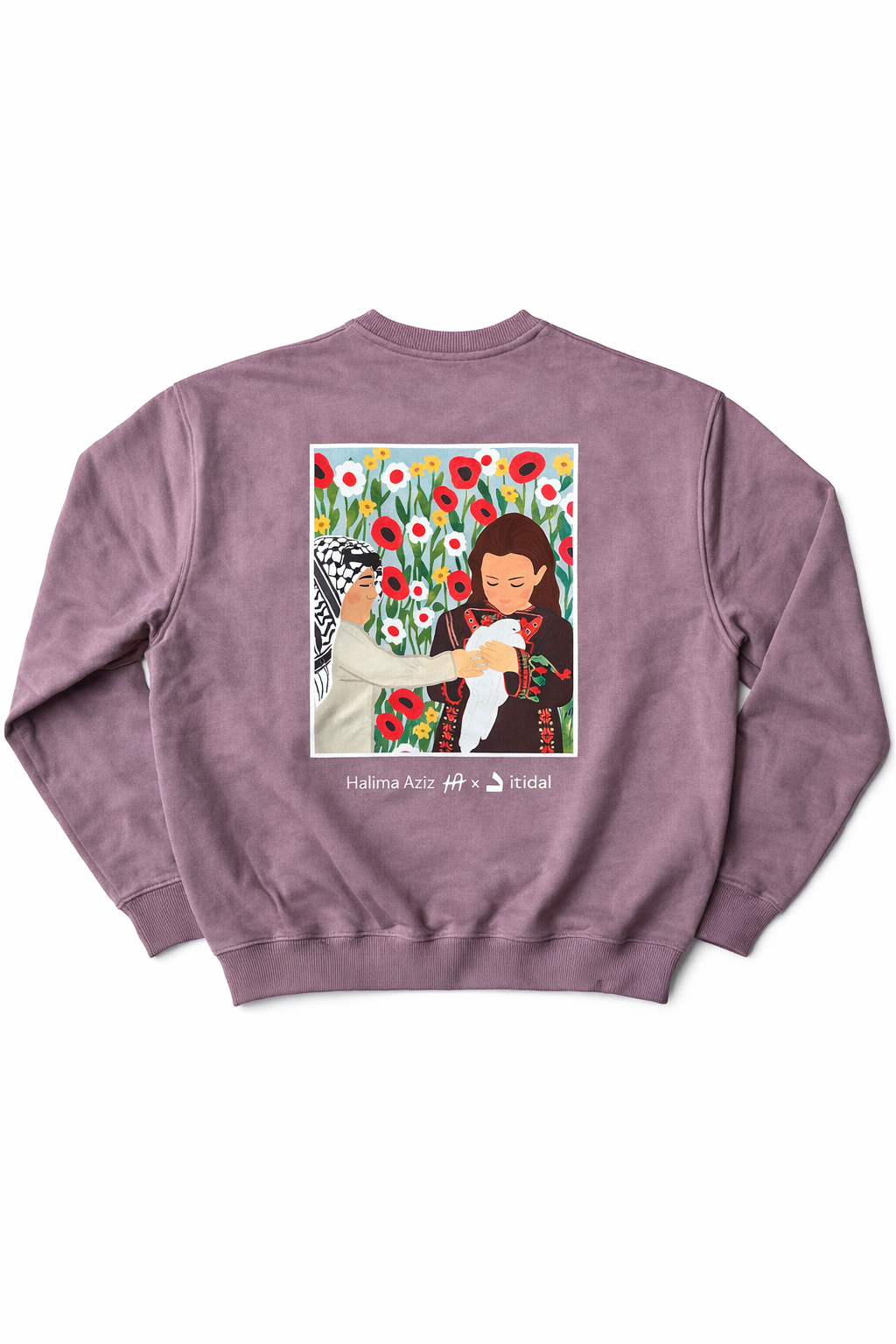 "Palestine, the soul of our souls“ | Sweatshirt | flieder (m/f)