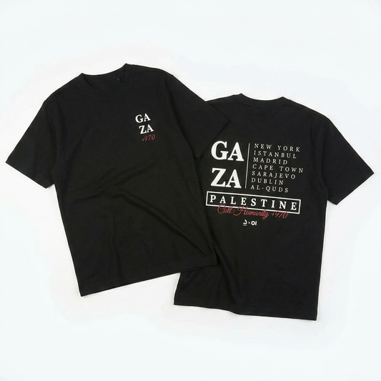 +970 Palestine T-Shirt | Black | m/f