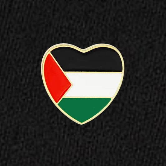 Palästina Herz Pin