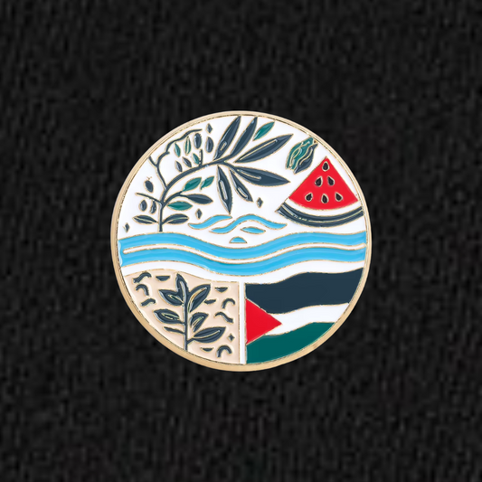 Palästina Pin (rund)